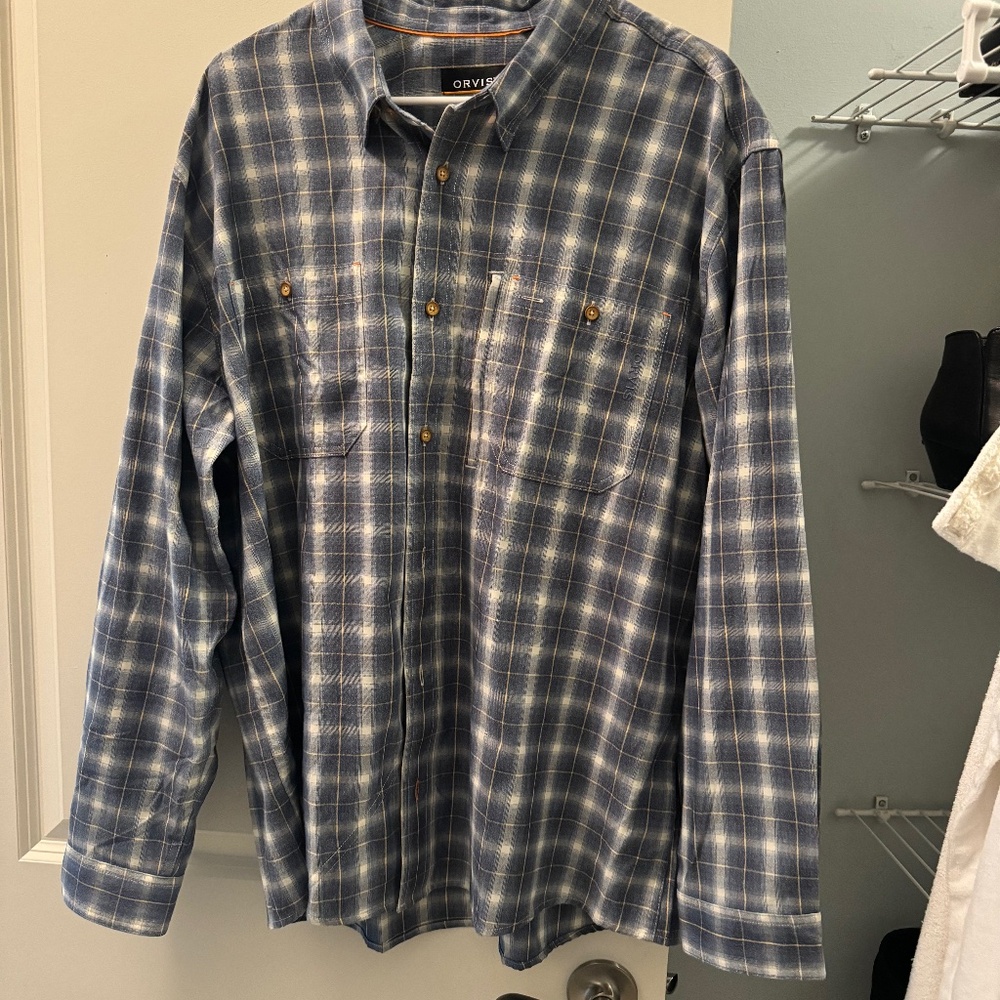 Mens XL Orvis Button Down SO SOFT